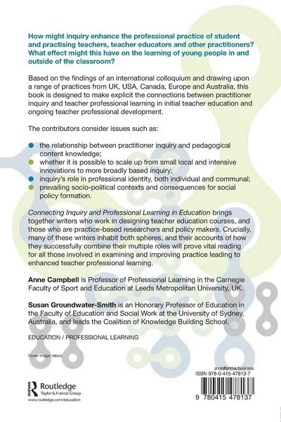 Produktbild: Connecting Inquiry and Professional Learning in Education