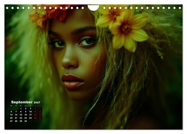 Produktbild: Florale Anmut (Wandkalender 2027 DIN A4 quer), CALVENDO Monatskalender