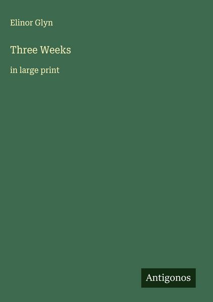 Produktbild: Three Weeks