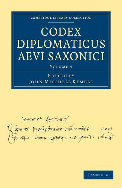Produktbild: Codex Diplomaticus Aevi Saxonici - Volume 4