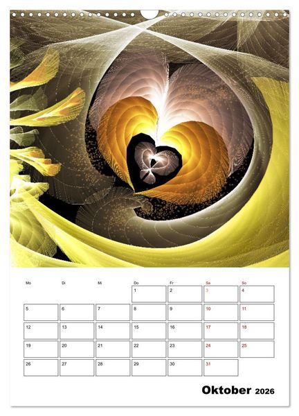 Produktbild: Zauberhaftes Textildesign (Wandkalender 2026 DIN A3 hoch), CALVENDO Monatskalender