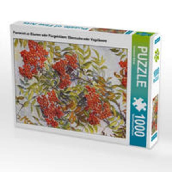 CALVENDO Puzzle Pionierart an Säumen oder Flurgehölzen: Eberesche oder Vogelbeere | 1000 Teile Lege-Größe 64x48cm Foto-Puzzle für glückliche Stunden