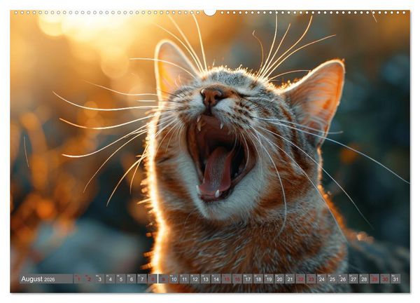 Produktbild: Ansteckend m&uuml;de! (hochwertiger Premium Wandkalender 2026 DIN A2 quer), Kunstdruck in Hochglanz