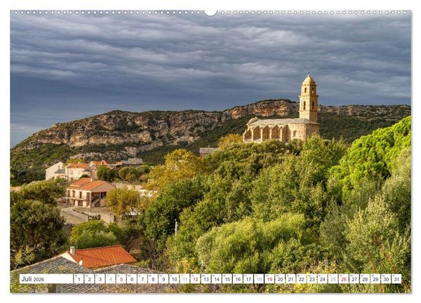 Produktbild: Korsika - Bastia und das Cap Corse (Wandkalender 2026 DIN A2 quer), CALVENDO Monatskalender