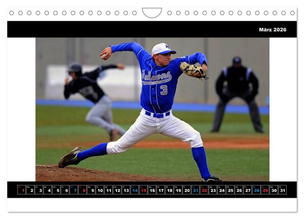 Produktbild: Kultsport Baseball (Wandkalender 2026 DIN A4 quer), CALVENDO Monatskalender