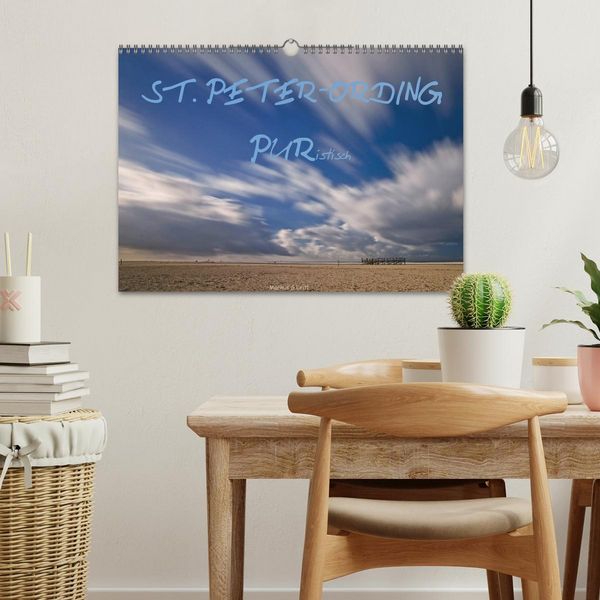 Produktbild: ST. PETER-ORDING PURistisch (Wandkalender 2026 DIN A3 quer), CALVENDO Monatskalender