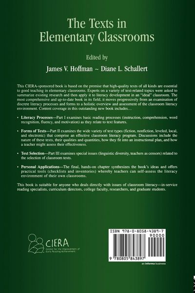 Produktbild: The Texts in Elementary Classrooms