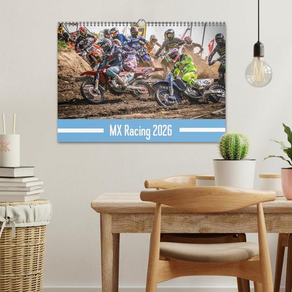 Produktbild: MX Racing 2026 (Wandkalender 2026 DIN A3 quer), CALVENDO Monatskalender