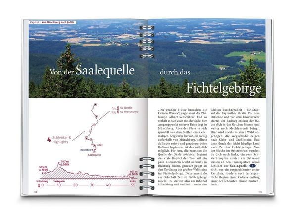 Produktbild: KOMPASS Radreisef&uuml;hrer Saaleradweg