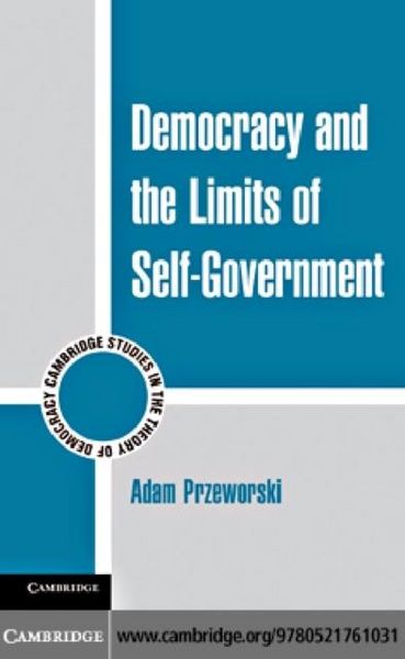 Produktbild: Democracy and the Limits of Self-Government