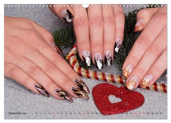 Produktbild: Verg&auml;ngliche Kunst - Nailart Episode 1 (Wandkalender 2026 DIN A3 quer), CALVENDO Monatskalender