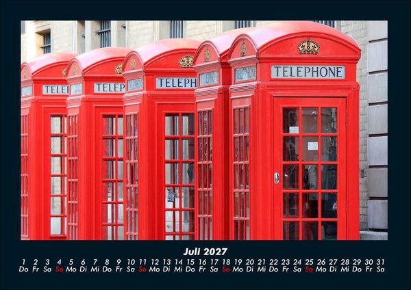 Produktbild: London - Impressionen 2027 Fotokalender DIN A4