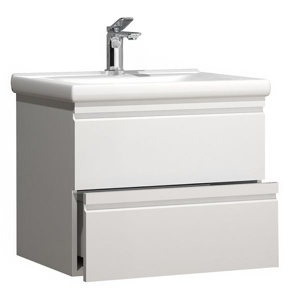 2-tlg. Waschplatz Waschtisch Drehtüren Silora L