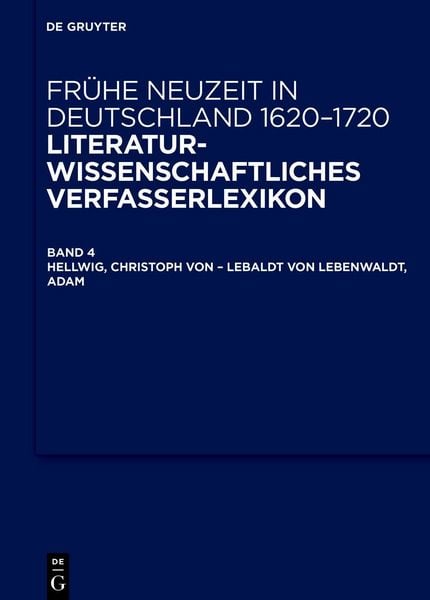 Produktbild: Hellwig, Christoph von &ndash; Lebaldt von Lebenwaldt, Adam