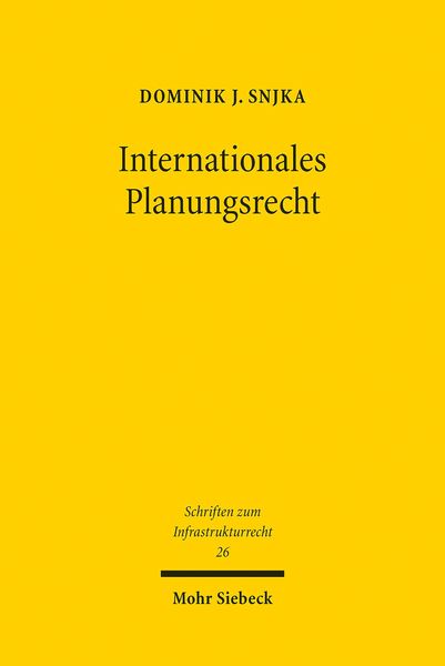 Produktbild: Internationales Planungsrecht