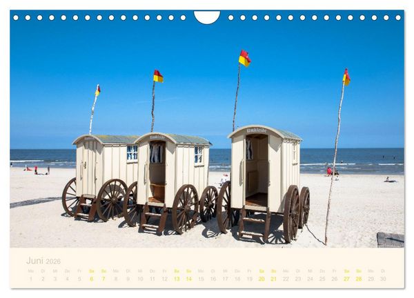 Produktbild: Traumstr&auml;nde der Nordsee (Wandkalender 2026 DIN A4 quer), CALVENDO Monatskalender
