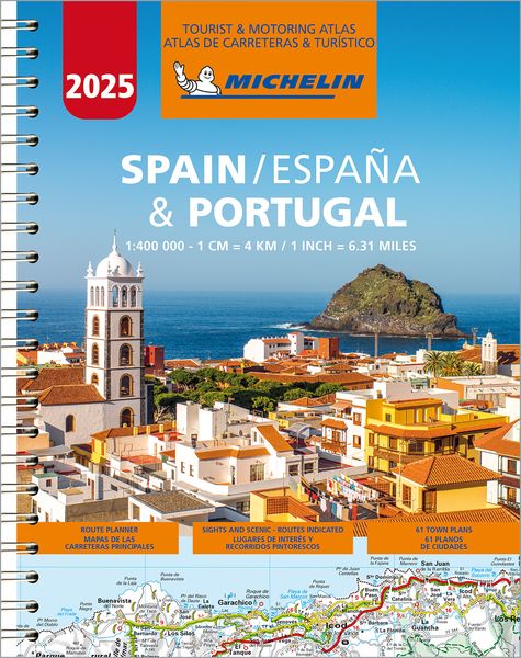 Produktbild: Michelin Stra&szlig;enatlas Spanien & Portugal mit Spiralbindung
