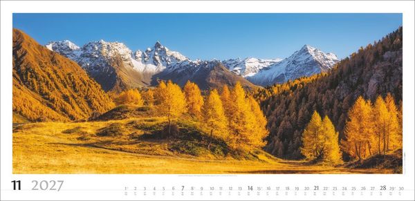 Produktbild: Alpenpanorama Kalender 2027