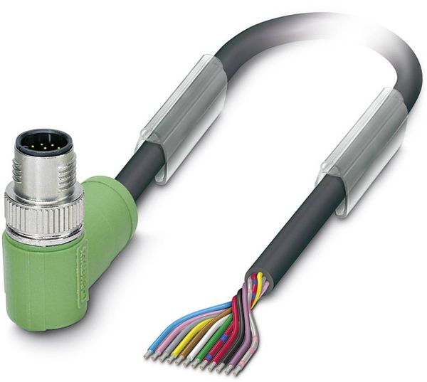Phoenix Contact 1554814 Sensor-/Aktor-Steckverbinder, konfektioniert M12 Stecker, gewinkelt 1.50 m Polzahl Sensoren: 12 1 St.
