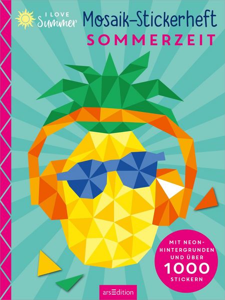 Produktbild: I Love Summer &ndash; Mosaik-Stickerheft Sommerzeit