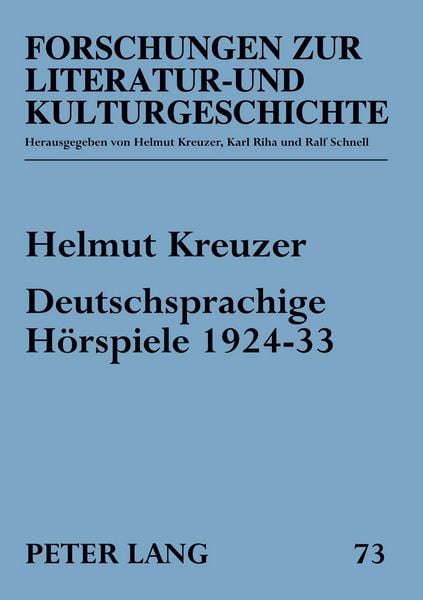 Produktbild: Deutschsprachige H&ouml;rspiele 1924-33