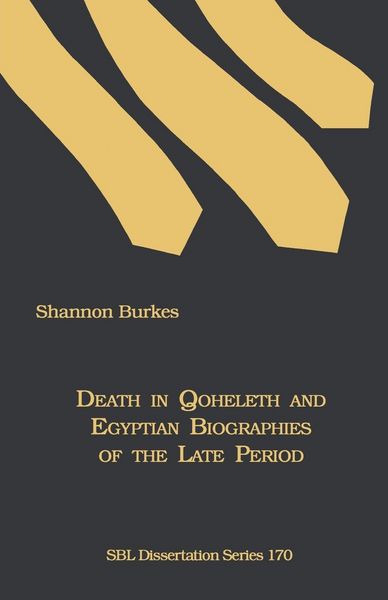 Produktbild: Death in Qoheleth and Egyptian Biographies of the Late Period