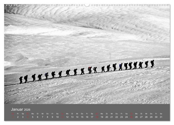 Produktbild: Bergsteigen - Extremsport am Limit (hochwertiger Premium Wandkalender 2026 DIN A2 quer), Kunstdruck in Hochglanz