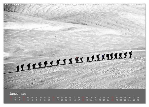 Produktbild: Bergsteigen - Extremsport am Limit (Wandkalender 2026 DIN A2 quer), CALVENDO Monatskalender