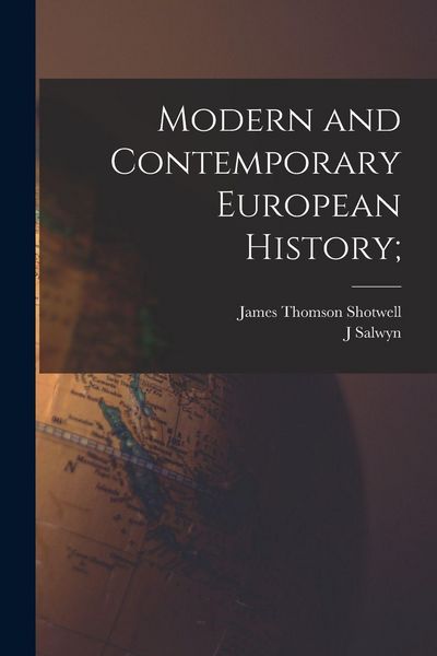 Produktbild: Modern and Contemporary European History;