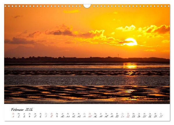 Produktbild: F&ouml;hrweh - Stimmungsvolle Nordsee Bilder (Wandkalender 2026 DIN A3 quer), CALVENDO Monatskalender
