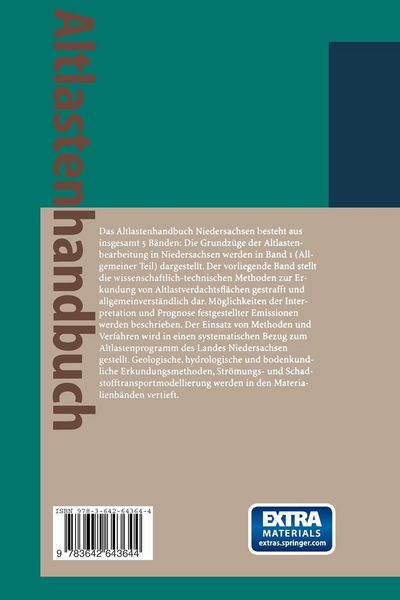 Produktbild: Altlastenhandbuch des Landes Niedersachsen