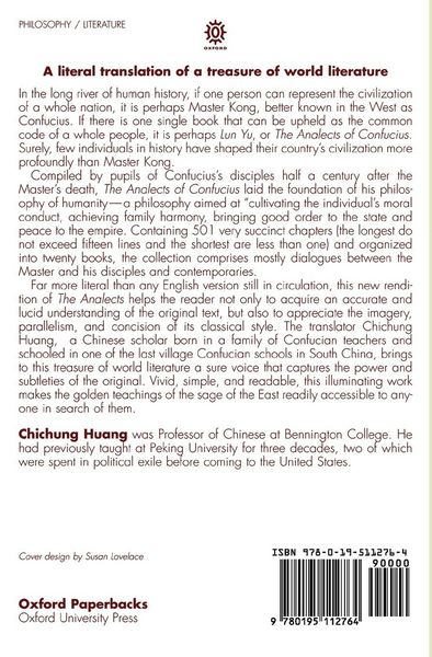 Produktbild: The Analects of Confucius (Lun Yu)