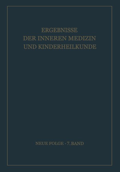 Produktbild: Ergebnisse der Inneren Medizin und Kinderheilkunde