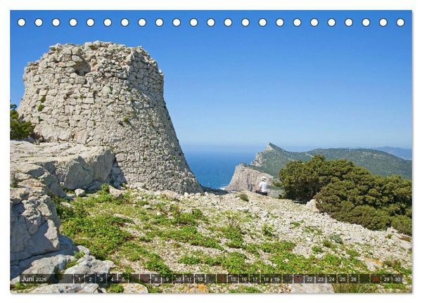 Produktbild: Sardinien Sardigna Sardegna Sardenya 2026 (Tischkalender 2026 DIN A5 quer), CALVENDO Monatskalender