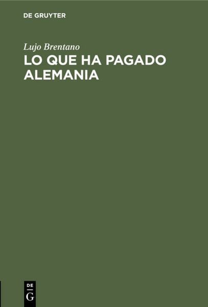 Produktbild: Lo que ha pagado Alemania
