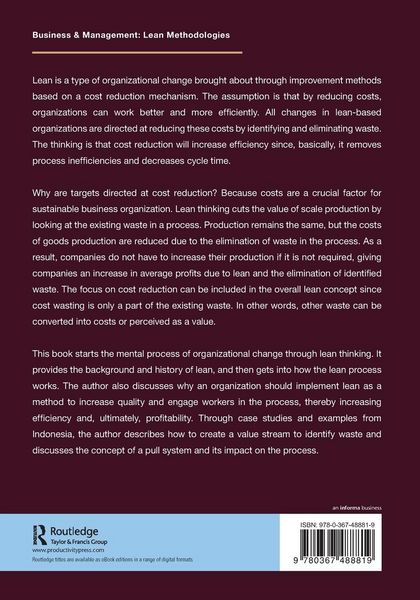 Produktbild: Organizational Change through Lean Methodologies