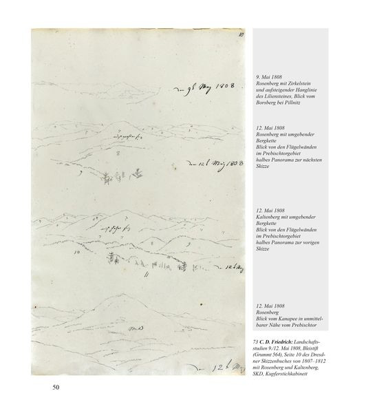 Produktbild: Caspar David Friedrich &ndash; Das Riesengebirge und die b&ouml;hmischen Berge