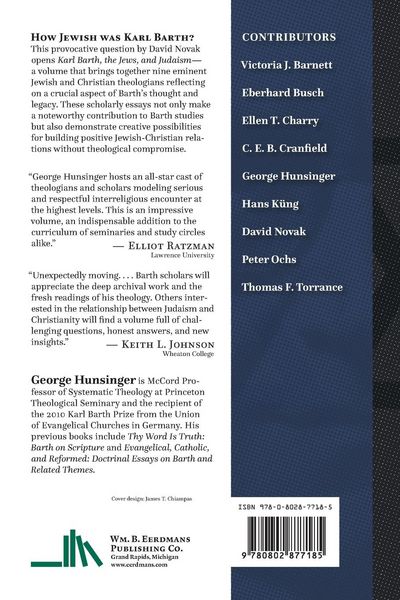 Produktbild: Karl Barth, the Jews, and Judaism