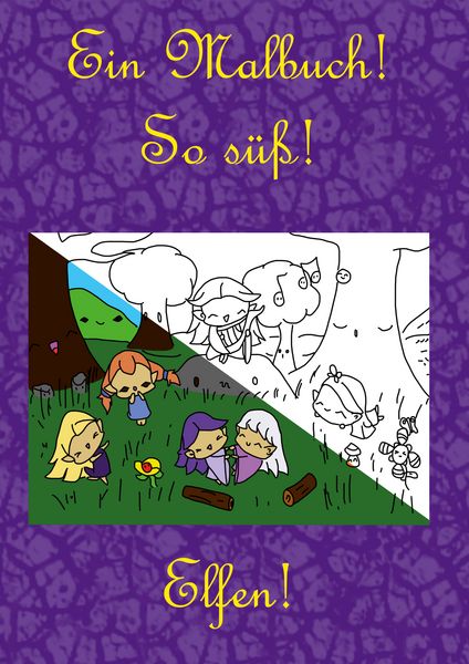 Produktbild: Ein Malbuch! So s&uuml;&szlig;! Elfen!