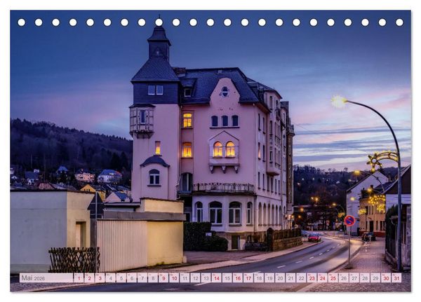 Produktbild: Aue - Bad Schlema Erzgebirge (Tischkalender 2026 DIN A5 quer), CALVENDO Monatskalender