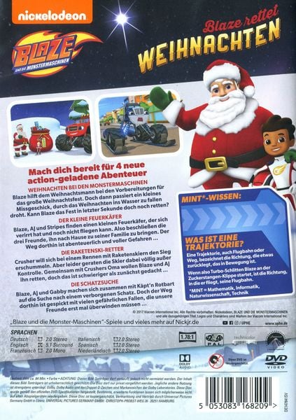 Produktbild: Blaze und die Monster-Maschinen - Blaze rettet Weihnachten