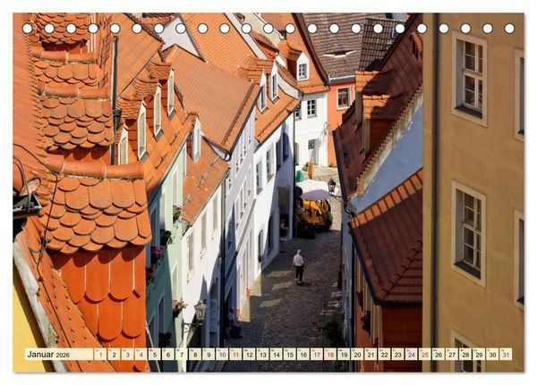 Produktbild: Bezauberndes Mei&szlig;en (Tischkalender 2026 DIN A5 quer), CALVENDO Monatskalender