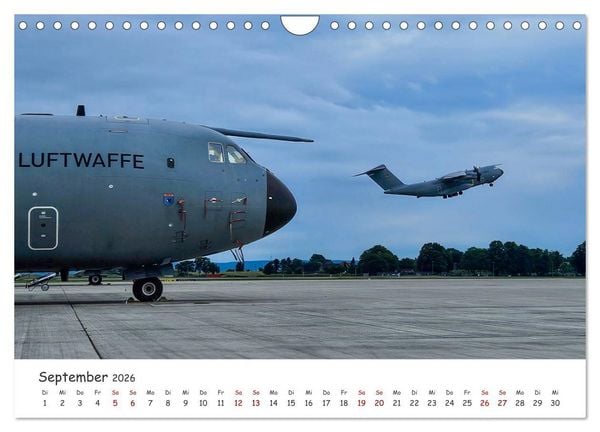 Produktbild: A400M LTG 62 (Wandkalender 2026 DIN A4 quer), CALVENDO Monatskalender