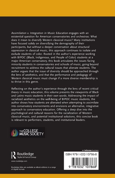 Produktbild: Assimilation v. Integration in Music Education