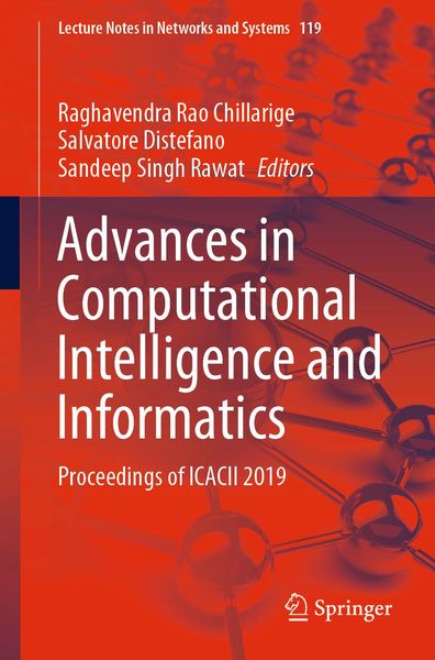 Produktbild: Advances in Computational Intelligence and Informatics