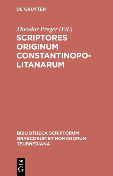 Produktbild: Scriptores originum Constantinopolitanarum