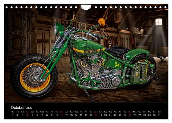 Produktbild: Motorbike Dreams (Wall Calendar 2026 DIN A4 landscape), CALVENDO 12 Month Wall Calendar