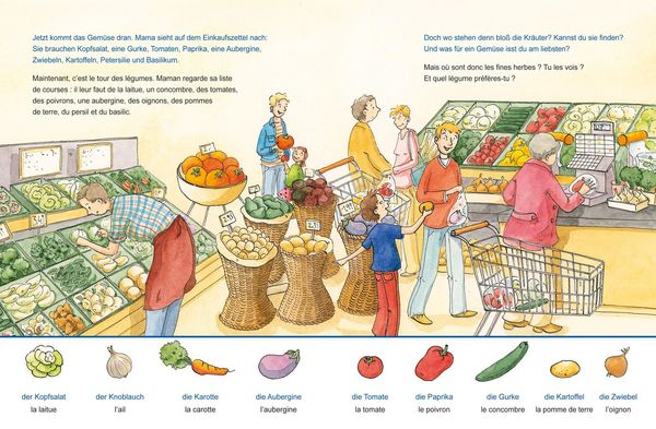 Produktbild: Im Supermarkt (Deutsch-Franz&ouml;sisch)