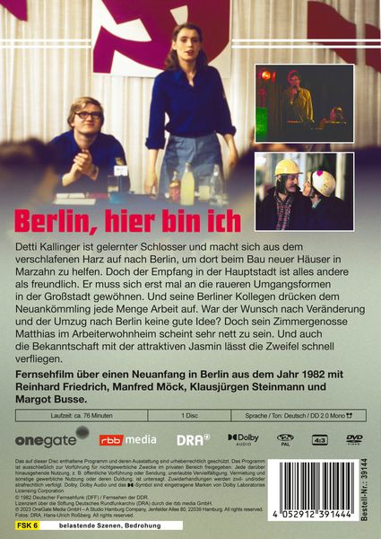 Produktbild: Berlin, hier bin ich (DDR TV-Archiv)
