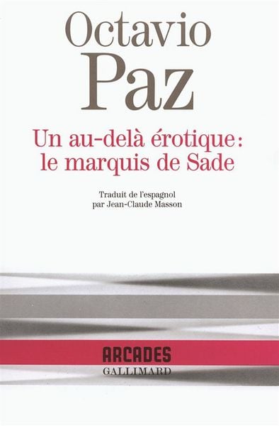 Produktbild: Un au-del&agrave; &eacute;rotique: le marquis de Sade